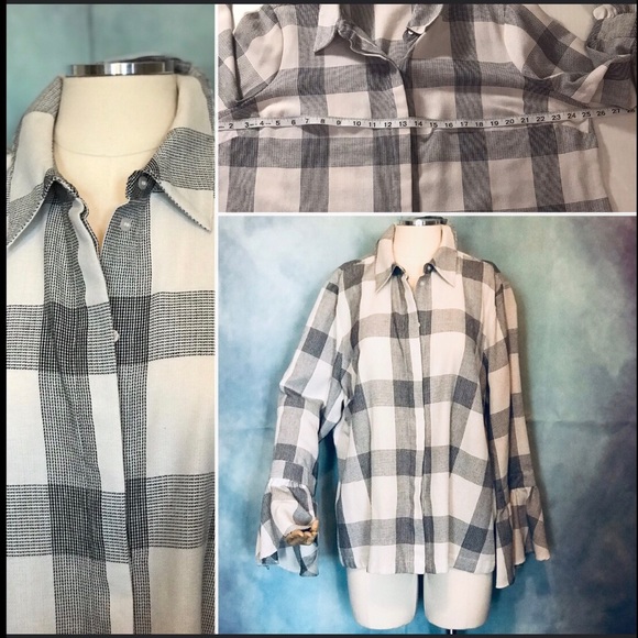 Lane Bryant Buffalo print top (NWOT) - Picture 2 of 8